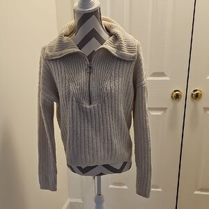 And Now This 1/4 Zip Sweater